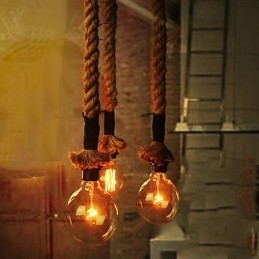 Ljuskrona Mini Style Traditionell Klassisk Glas Pendel Light