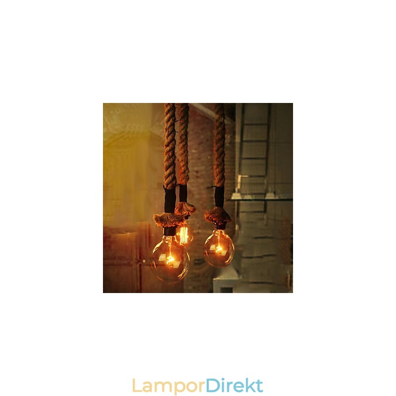 Ljuskrona Mini Style Traditionell Klassisk Glas Pendel Light