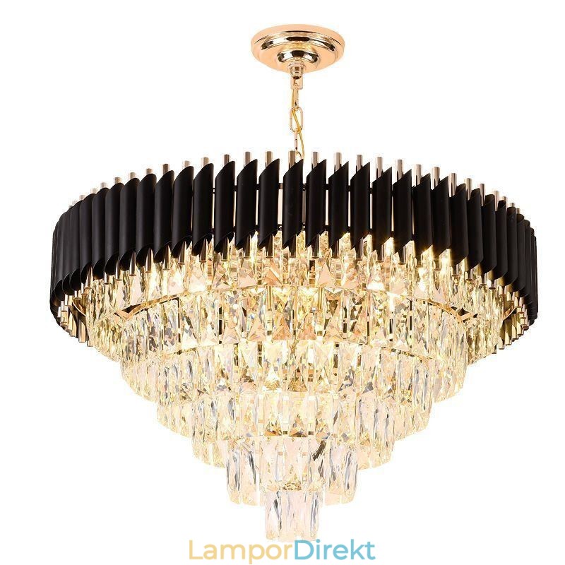 Lyxig Kristall Taklampa Taklampa 6 9 12 Lampor