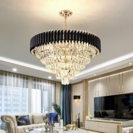 Lyxig Kristall Taklampa Taklampa 6 9 12 Lampor