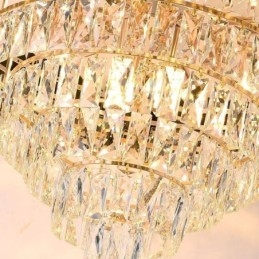 Lyxig Kristall Taklampa Taklampa 6 9 12 Lampor