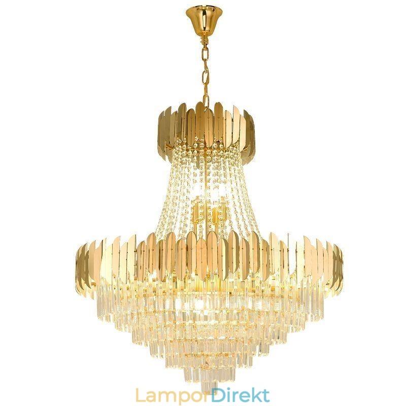 Klassisk K9 Crystal Pendellampa Taklampa
