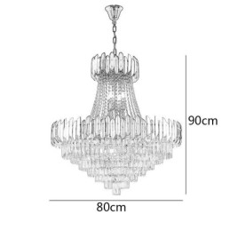 Klassisk K9 Crystal Pendellampa Taklampa
