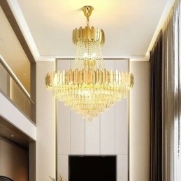 Klassisk K9 Crystal Pendellampa Taklampa