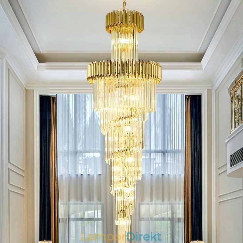 Modern K9 Crystal Pendel Lampa Taklampa