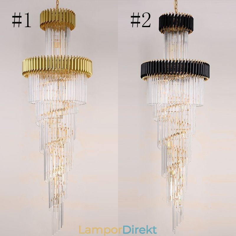 Modern K9 Crystal Pendel Lampa Taklampa