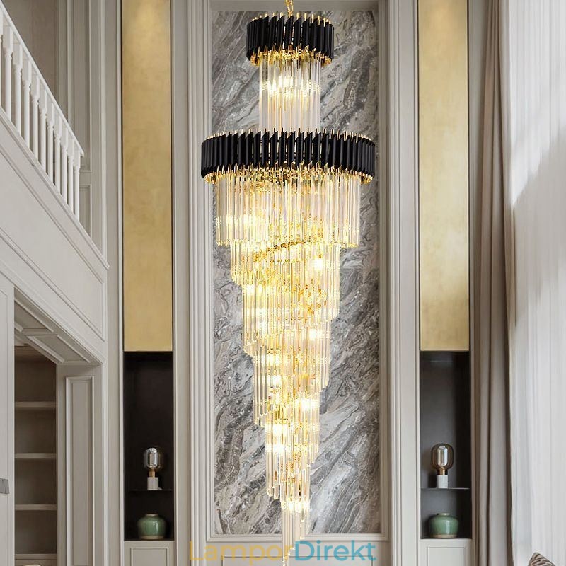 Modern K9 Crystal Pendel Lampa Taklampa