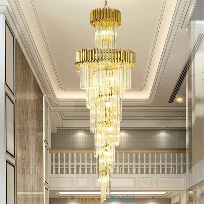 Modern K9 Crystal Pendel Lampa Taklampa