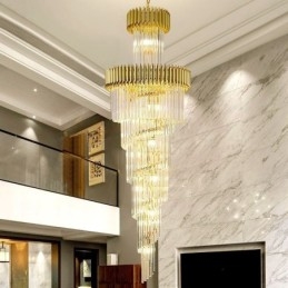 Modern K9 Crystal Pendel Lampa Taklampa