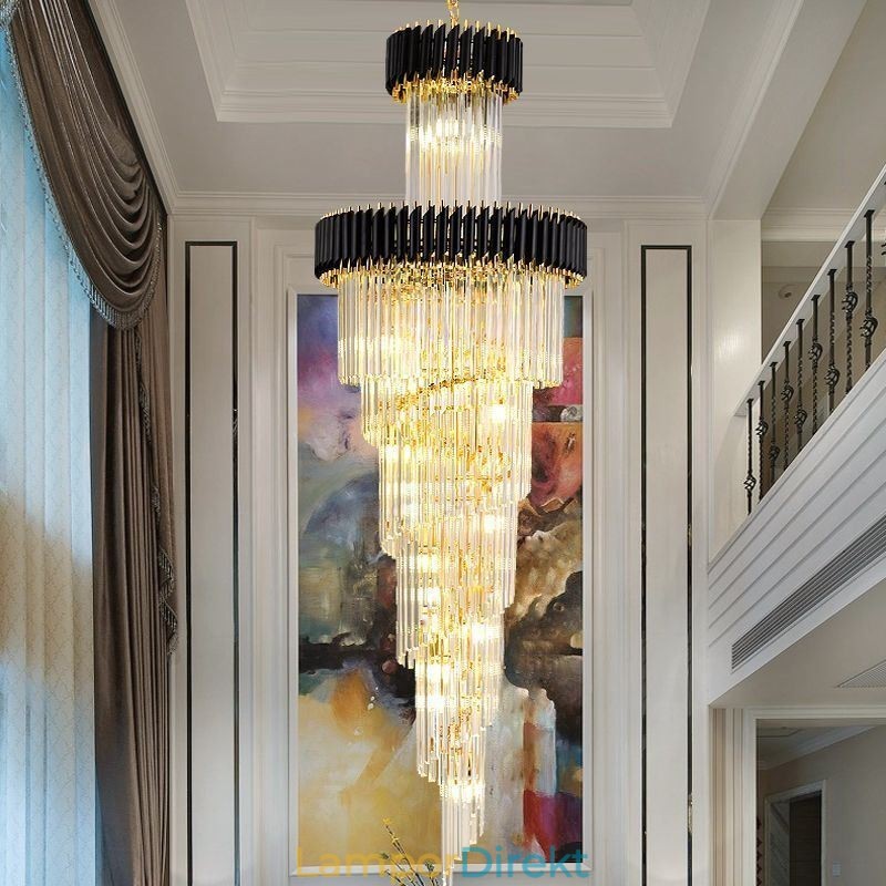 Modern K9 Crystal Pendel Lampa Taklampa