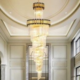 Crystal Pendel Light Modern Spectacular K9 Taklampa