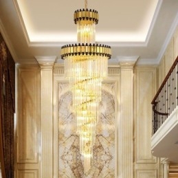 Crystal Pendel Light Modern Spectacular K9 Taklampa