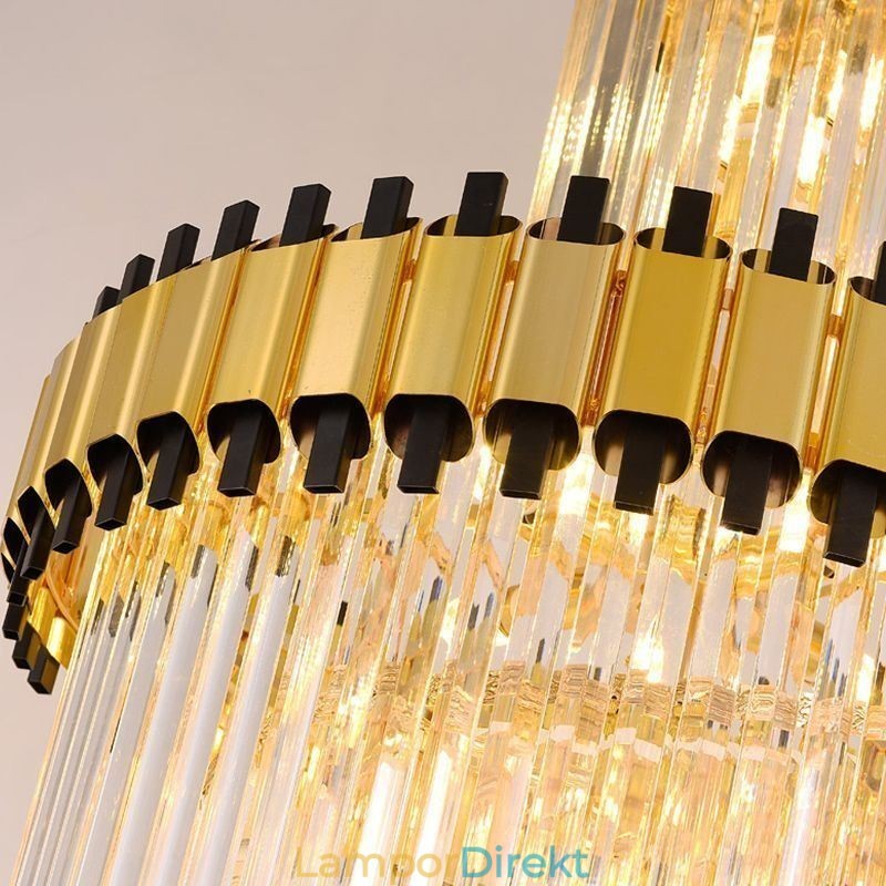Crystal Pendel Light Modern Spectacular K9 Taklampa