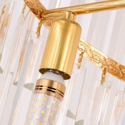 Crystal Pendel Light Modern Spectacular K9 Taklampa