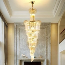 Modern Taklampa I Kristall