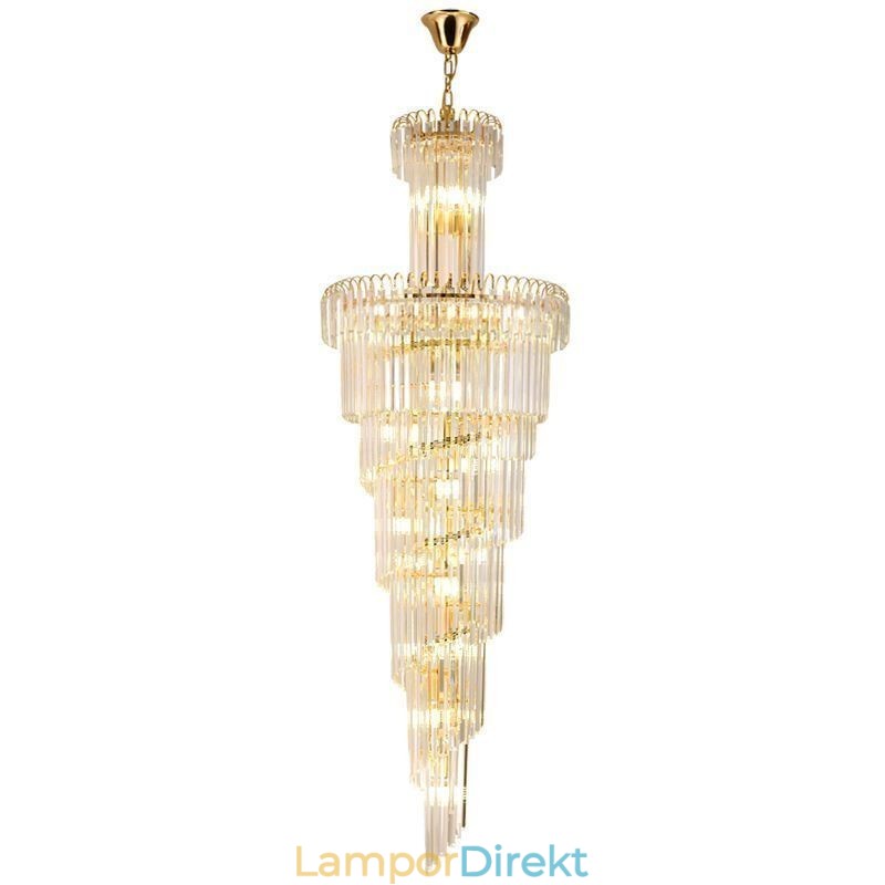 Modern Taklampa I Kristall