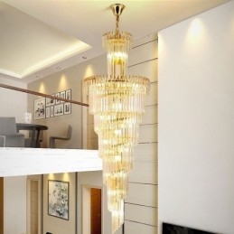 Modern Taklampa I Kristall