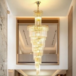 Modern Taklampa I Kristall
