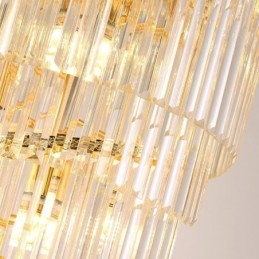 Modern Taklampa I Kristall
