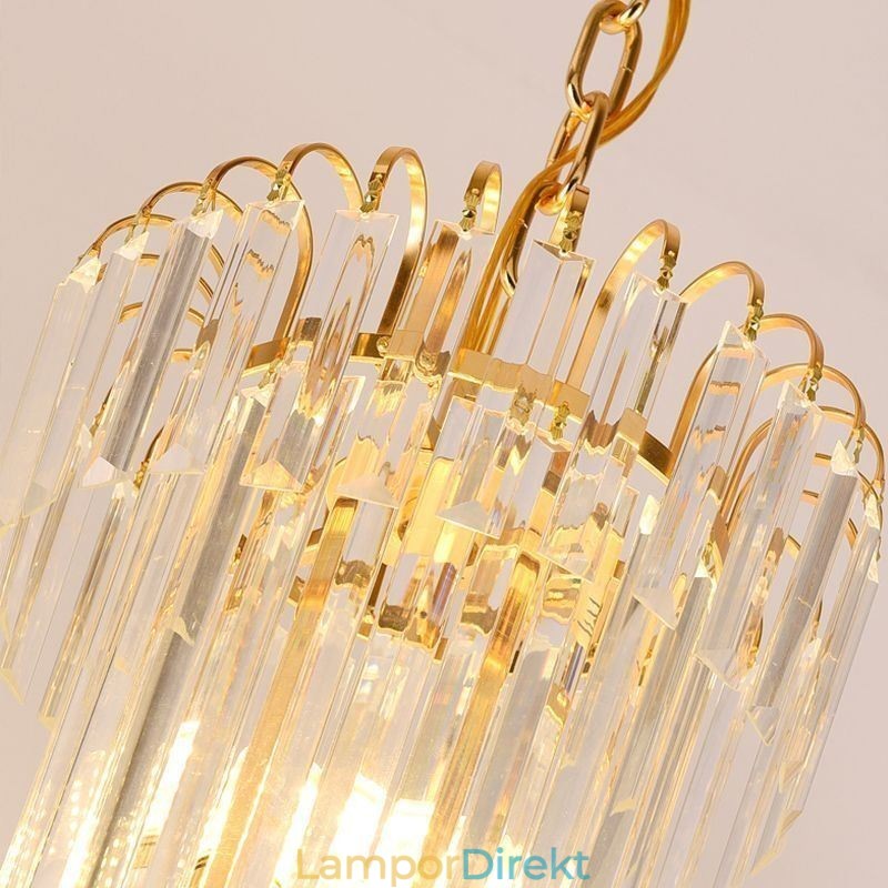 Modern Taklampa I Kristall