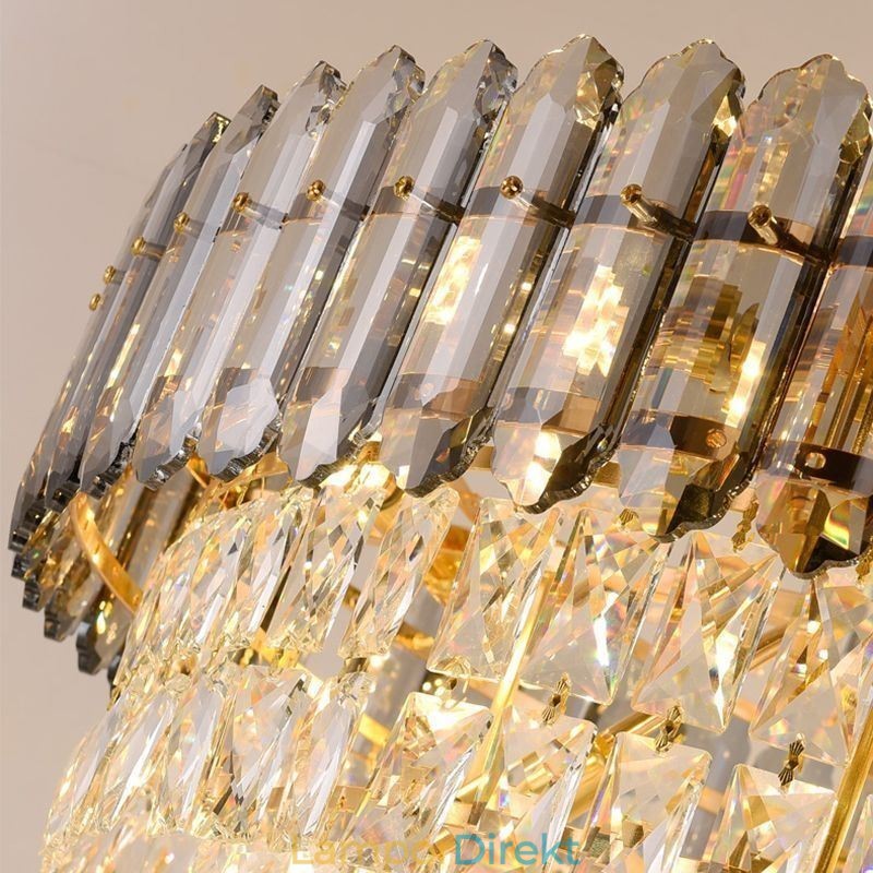 Konisk Kristallhängande Ljus Elegant Hänglampa