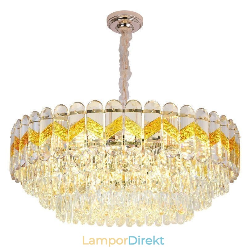 Lyx Taklampa Kristall Takbelysningsarmatur 9 12 16 Lampor