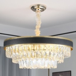 Modern Pendellampa Kristall Taklampa 9 12 16 Lampor