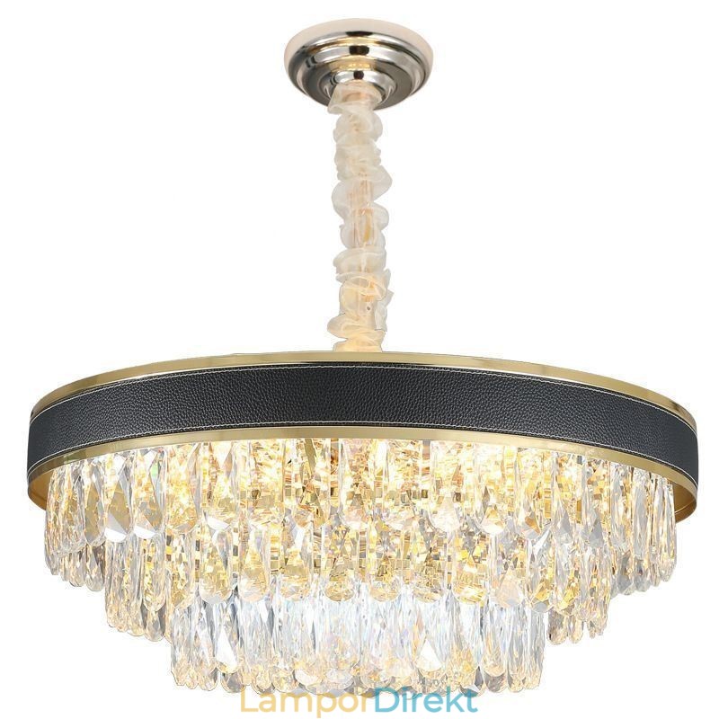 Modern Pendellampa Kristall Taklampa 9 12 16 Lampor