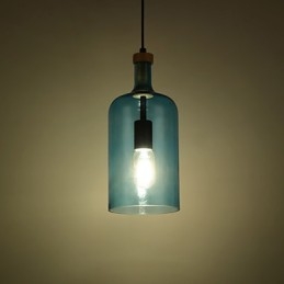 Ljuskrona Modern Taklampa Med Glasskärm