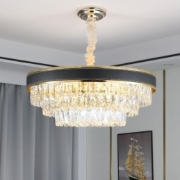 Modern Pendellampa Kristall Taklampa 9 12 16 Lampor