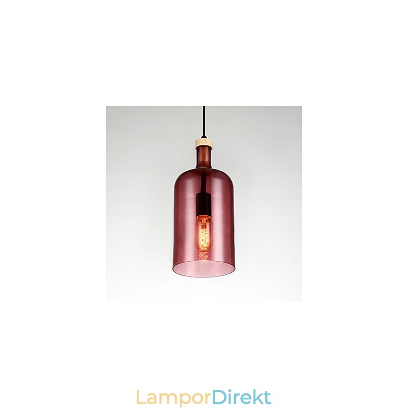 Ljuskrona Modern Taklampa Med Glasskärm