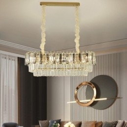 Rektangel Taklampa Crystal Taklampa