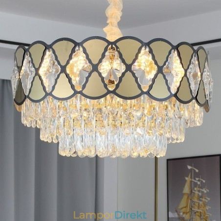 Crystal Pendel Light Modern Lacy Taklampa Crystal Pendel Light Modern Lacy Taklampa