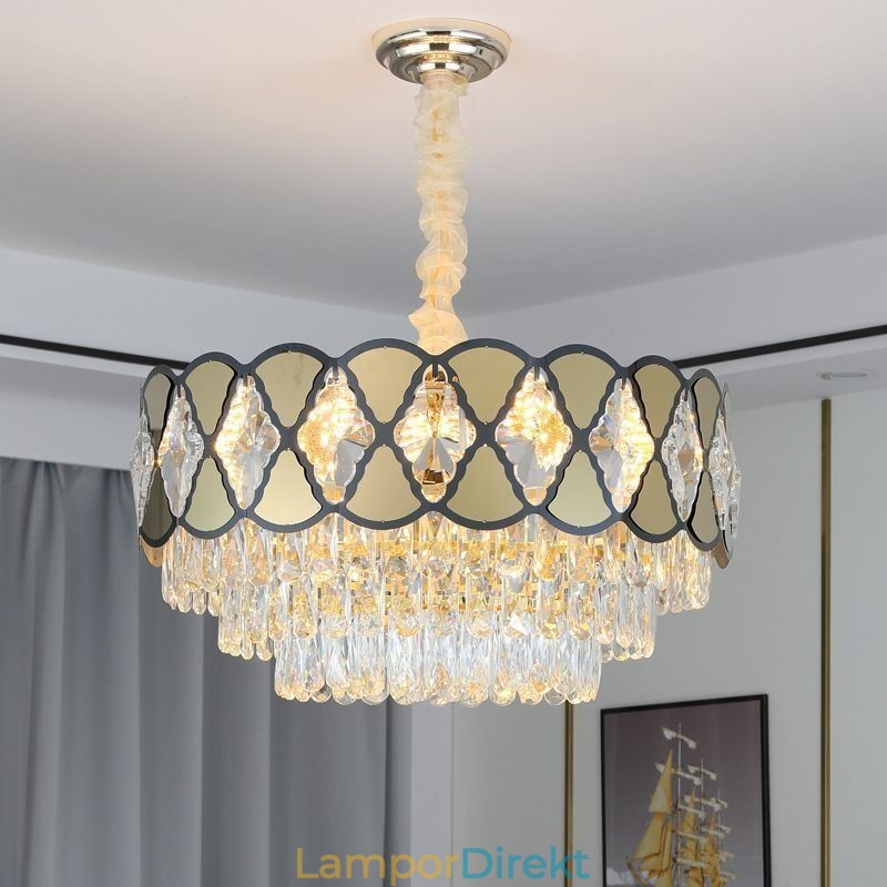 Crystal Pendel Light Modern Lacy Taklampa