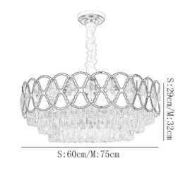 Crystal Pendel Light Modern Lacy Taklampa