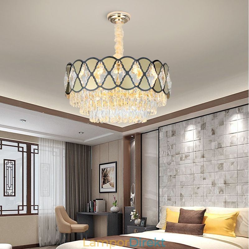 Crystal Pendel Light Modern Lacy Taklampa