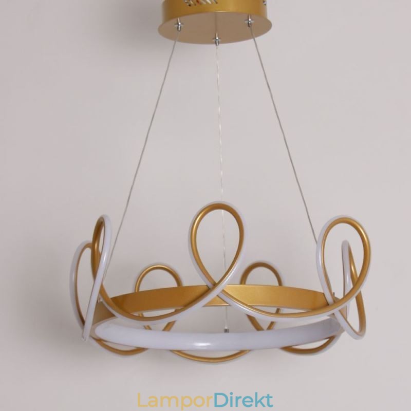 Modern Hänglampa Krona Taklampa Aluminium 1 Ljus