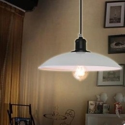 Contracted White Droplight Rustic Lodge Traditionell Klassisk Taklampa