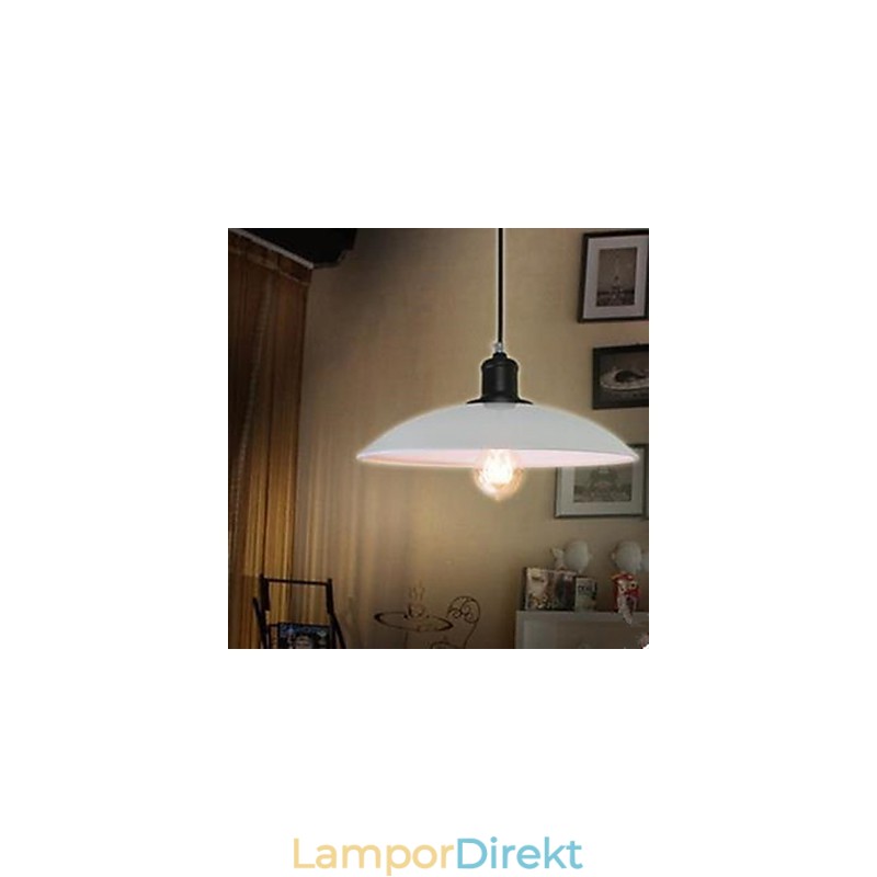 Contracted White Droplight Rustic Lodge Traditionell Klassisk Taklampa