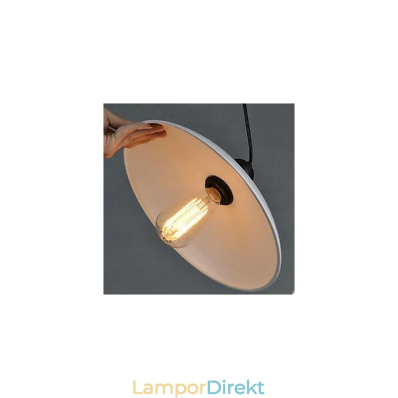 Contracted White Droplight Rustic Lodge Traditionell Klassisk Taklampa