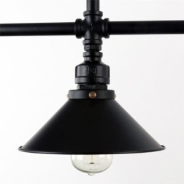 3 Ljus Retro Industriell Vintage Vattenrör Hängande Ljus Ljuskrona Lantlig Stil
