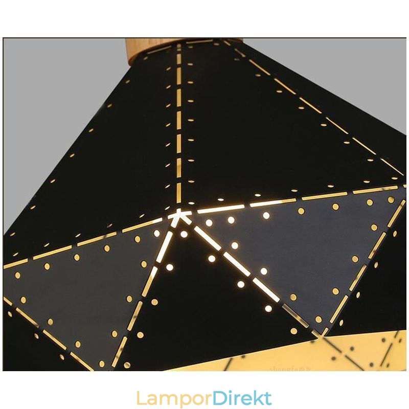 Industriell Retro Vintage Hängande Ljus Ihålig Lampskärm