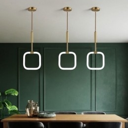 Modern Enkel Taklampa I Mässing