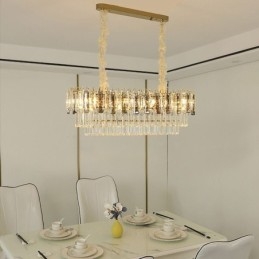Rektangel Taklampa Crystal Taklampa