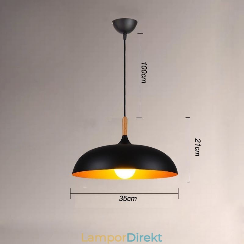Modern Taklampa Minimalistisk Dekorativ Ljusarmatur Svart Vit