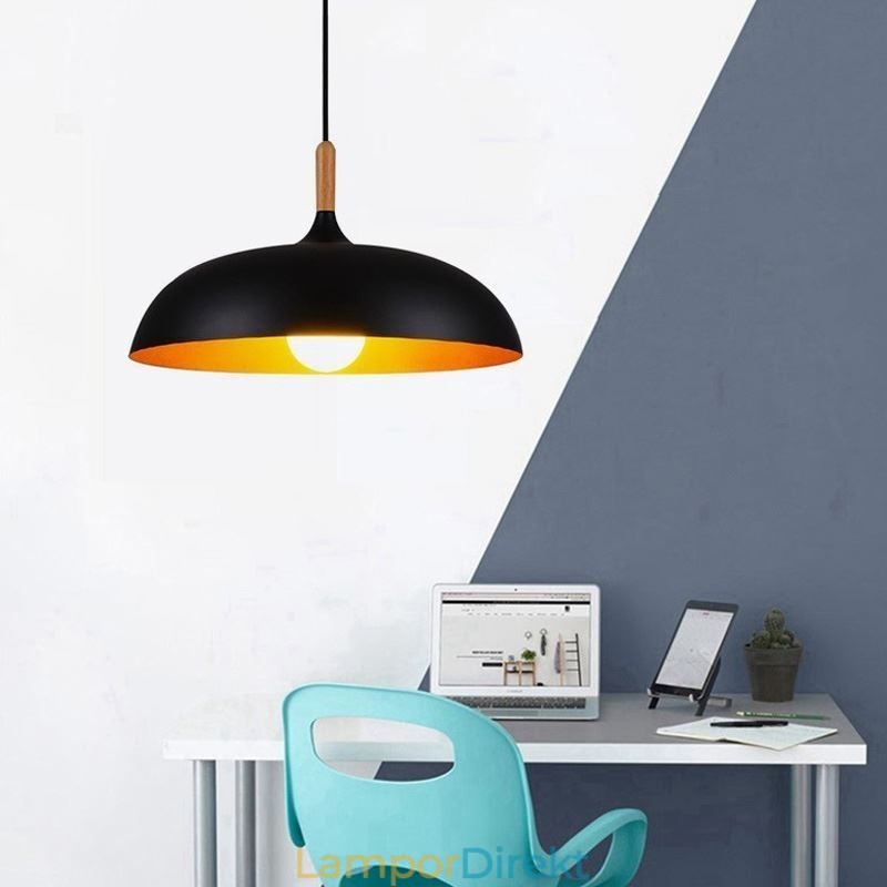 Modern Taklampa Minimalistisk Dekorativ Ljusarmatur Svart Vit