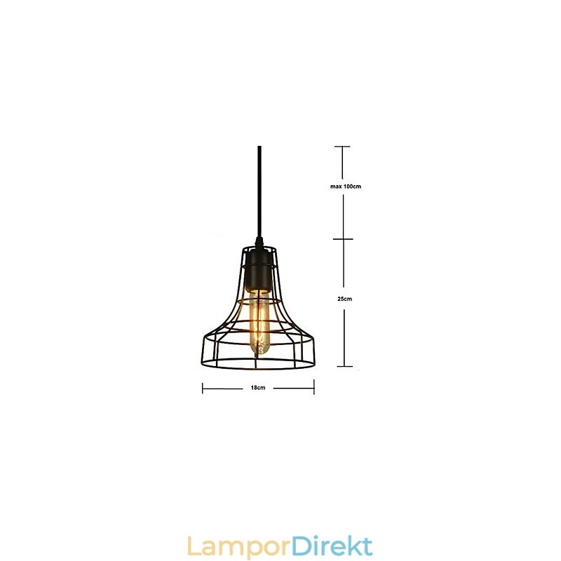 Europe Style Vintage Ljuskrona För Svart Taklampa