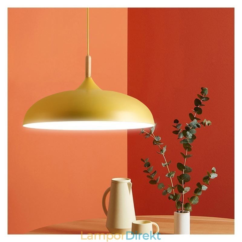 Modern Pendel Light Färgglad Macaron Pendel Lampa