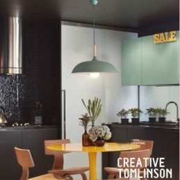 Modern Pendel Light Färgglad Macaron Pendel Lampa