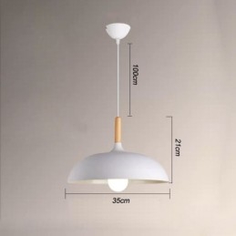 Modern Pendel Light Färgglad Macaron Pendel Lampa